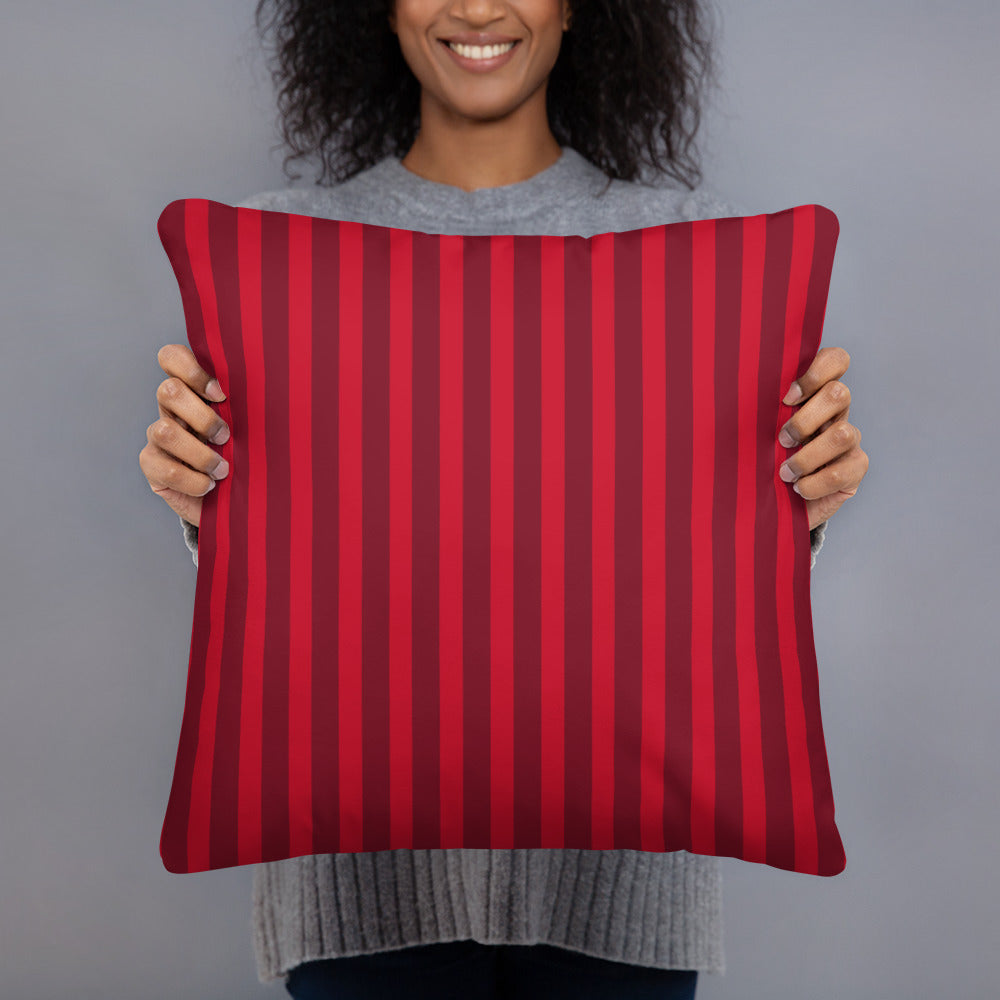 Red Stripe Pillow