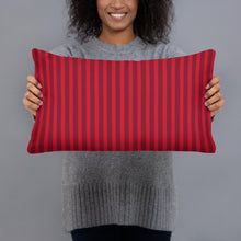Load image into Gallery viewer, Red Stripe Pillow
