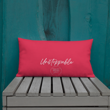 Load image into Gallery viewer, Successful Confident Powerful Strong Mindfulness Message Premium Pillow
